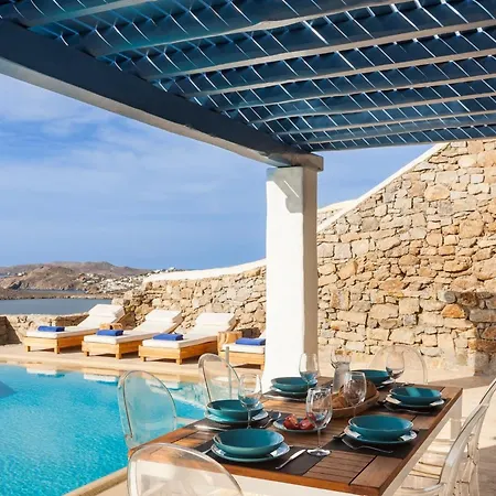 Excellent Mykonos Gamma 3 Bedrooms Stunning Sea Views بسارو