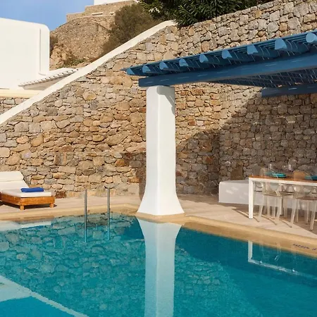 Villa Excellent Mykonos Psarrou Gamma 3 Bedrooms Stunning Sea Views Psarrou Mykonos Town