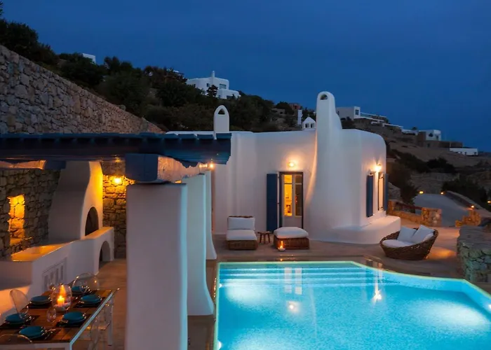Excellent Mykonos Gamma 3 Bedrooms Stunning Sea Views Villa *
