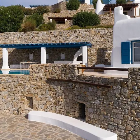 Excellent Mykonos Psarrou Gamma 3 Bedrooms Stunning Sea Views Psarrou Villa Mykonos Town