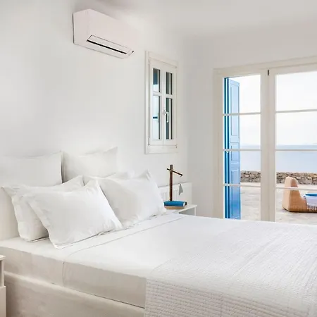 Excellent Mykonos Psarrou Gamma 3 Bedrooms Stunning Sea Views Psarrou Villa *