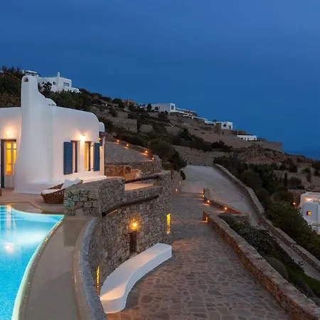 Villa Excellent Mykonos Psarrou Gamma 3 Bedrooms Stunning Sea Views Psarrou Mykonos Town