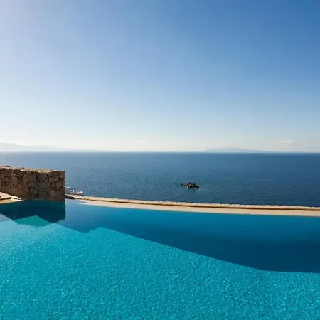 Villa Excellent Mykonos Psarrou Gamma 3 Bedrooms Stunning Sea Views Psarrou