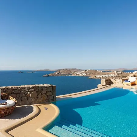 Villa Excellent Mykonos Psarrou Gamma 3 Bedrooms Stunning Sea Views Psarrou