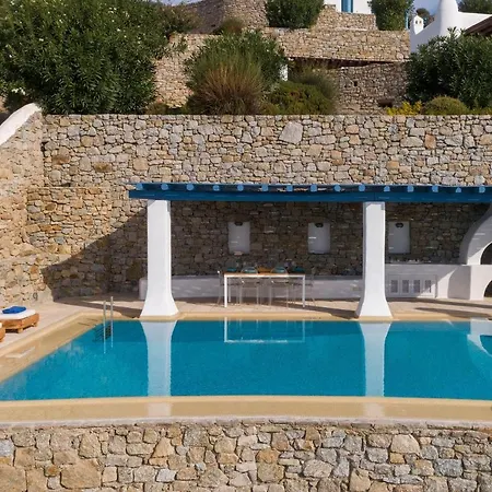 Villa Excellent Mykonos Psarrou Gamma 3 Bedrooms Stunning Sea Views Psarrou Mykonos Town