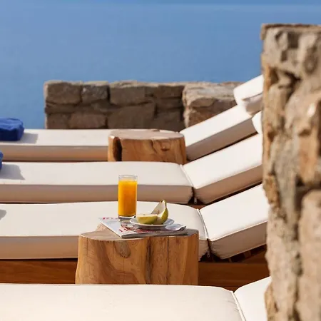 Excellent Mykonos Psarrou Gamma 3 Bedrooms Stunning Sea Views Psarrou Villa